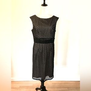 Beautiful semi-formal little black dress from Adrianna Papell